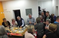 Das "Weihnachtfeier-Buffet" vor den "8 Frauen" © OVTP / gp