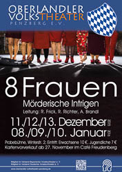 Plakat: 8 Frauen 2015/16