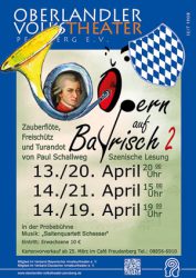 Plakat Opern auf Bayrisch II © OVTP / gp, ph, cc.Lizenz (Mozart)