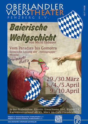 Plakat Baierische Weltgschicht © OVTP / gp