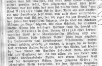 Zeitungsartikel zum Stück "Almzauber" 1928