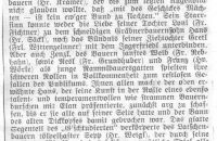 Zeitungsartikel zum Theaterstück "Der verbotene Weg" 1933