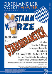 Plakat: Starkbier 2011