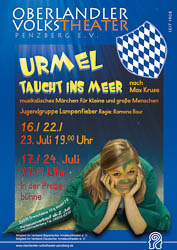 Plakat: Urmel taucht ins Meer 2011