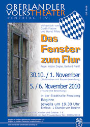 Plakat: Das Fenster zum Flur 2010