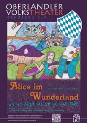 Plakat Alice im Wunderland © OVTP / gp, Laura Bartl