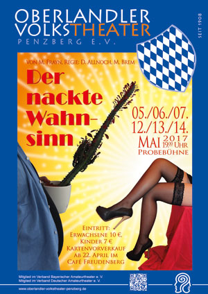 Plakat Der nackte Wahnsinn © OVTP / gp, da