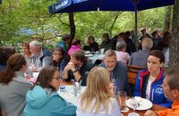 Mittagessen im Augustiner-Biergarten - gemütlich und empfehlenswert © G. Prantl / OVTP