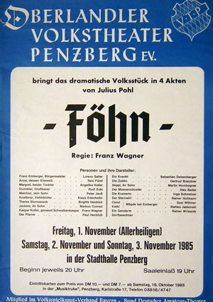 Föhn - Plakat