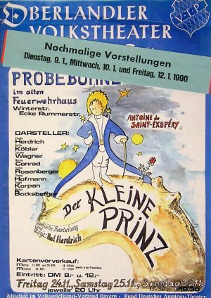 Der kleine Prinz Plakat © ph / OVTP