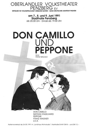 Don Camillo und Peppone 1991 Plakat