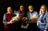 Geehrt wurden (v.l.): Alex Bader (40 Jahre), Bettina Calliari, Max-Josef Lippl (25 Jahre) und Abdon Ziegler (60 Jahre) (nicht im Bild) © G. Prantl / OVTP