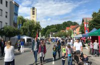 Bahnhofstraße zum Stadtfest